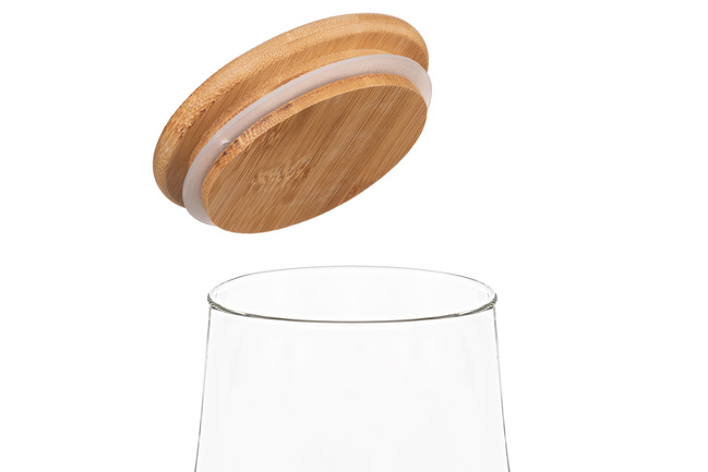 Фото ракурс 6 - Прозрачная банка для хранения Ardesto артикул AR1391BLC No color FW2025