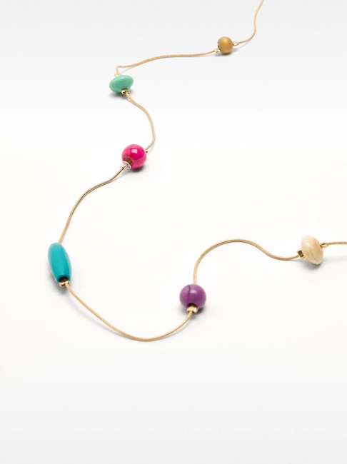 Жіноче різнокольоровe намисто Parfois артикул 232868 _BM SS2025 Фото ракурс 2 - Жіноче різнокольоровe намисто Parfois артикул 232868 _BM SS2025