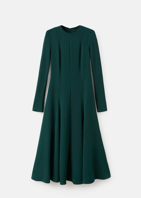 Фото ракурс 3 - Женское зеленое платье Mango артикул 17029119 43 1 season