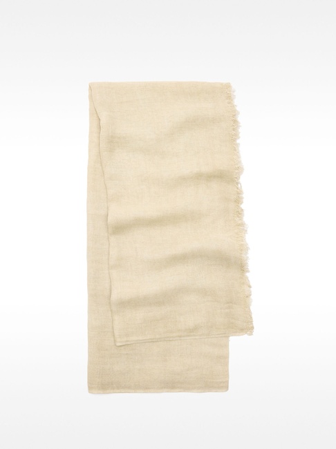 Женский молочный шарф Parfois артикул 234609 _EC FW2025 Фото ракурс 1 - Женский молочный шарф Parfois артикул 234609 _EC FW2025