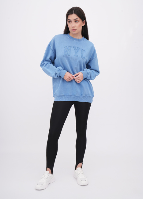 Фото ракурс 3 - Жіночі чорні лосини EQUILIBRI артикул W464 010 000 Black FW2025