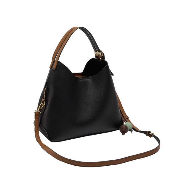 Фото ракурс 2 - Женская черная сумка Parfois артикул 233308 _BK FW2025