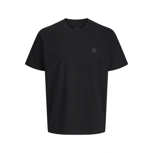 Фото ракурс 1 - Мужская черная футболка Jack & Jones артикул 12276050 Black Beauty FW2025