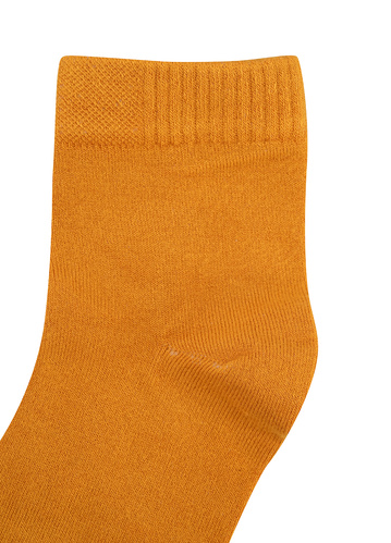 Фото ракурс 2 - Жіночі коричневі шкарпетки EQUILIBRI артикул W711 003 000 MUSTARD No season