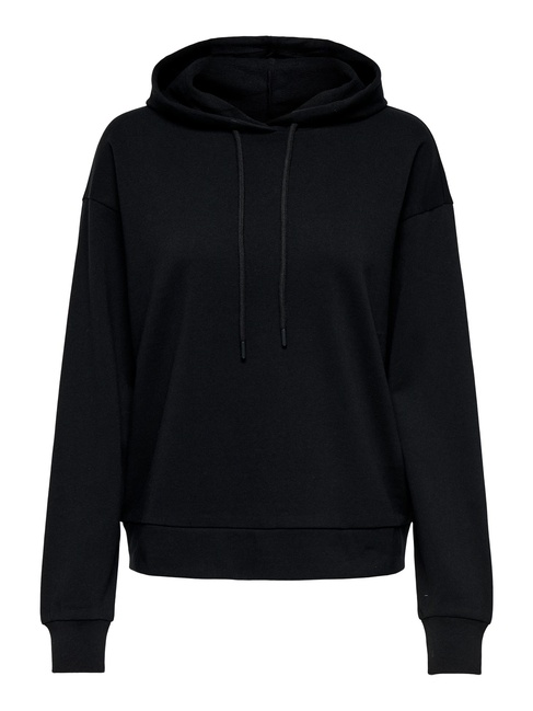 Фото ракурс 3 - Жіноче чорнe худі Only артикул 15356341 Black FW2025