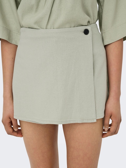 Фото ракурс 6 - Женская серая юбка Only артикул 15338905 Tea SS2025