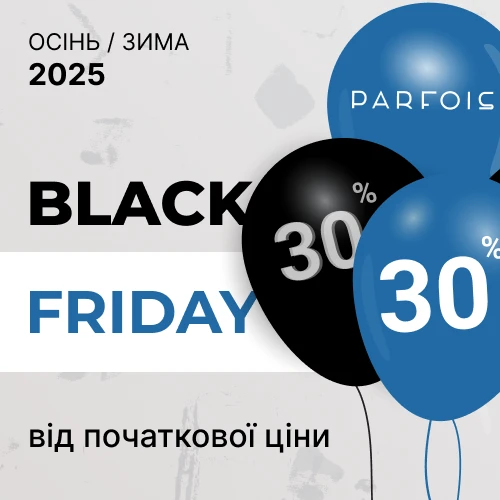 Банер акції 1x1 - «Black Friday» додаткова знижка -30% від Parfois