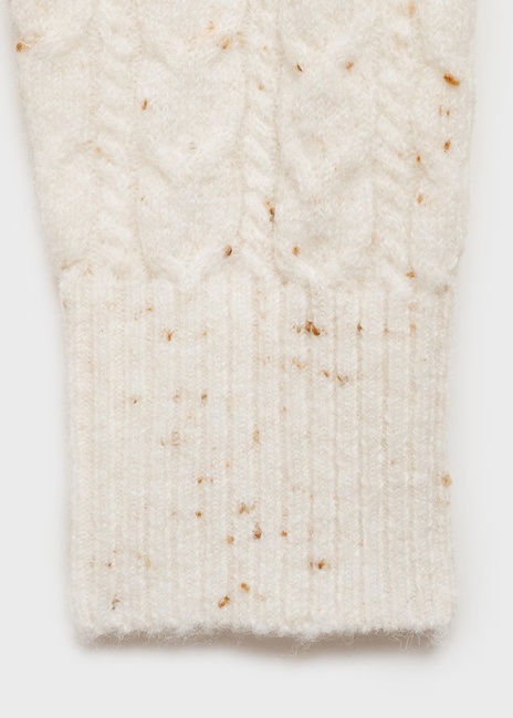 Фото ракурс 6 - Женский молочный свитер Mango артикул 77007680 05 7 season