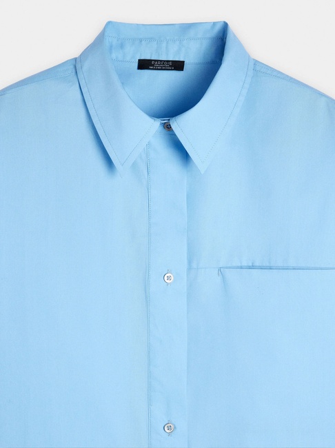 Жіноча синя блузка Parfois артикул 238115 _BL FW2025 Фото ракурс 5 - Жіноча синя блузка Parfois артикул 238115 _BL FW2025