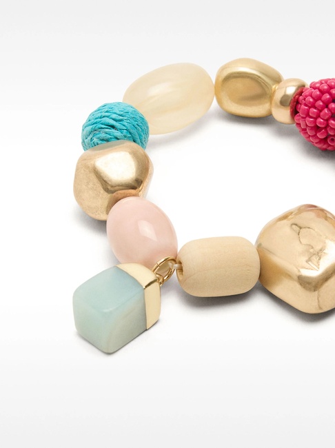 Фото ракурс 2 - Жіночий різнокольоровий браслет Parfois артикул 232795 _HM SS2025