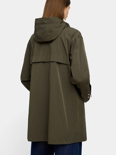 Фото ракурс 2 - Женский зеленый плащ Parfois артикул 237424 _GN FW2025