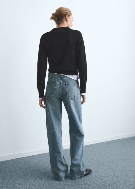 Жіночі сині джинси Mango артикул 17034103 TM 1 season Фото ракурс 2 - Жіночі сині джинси Mango артикул 17034103 TM 1 season