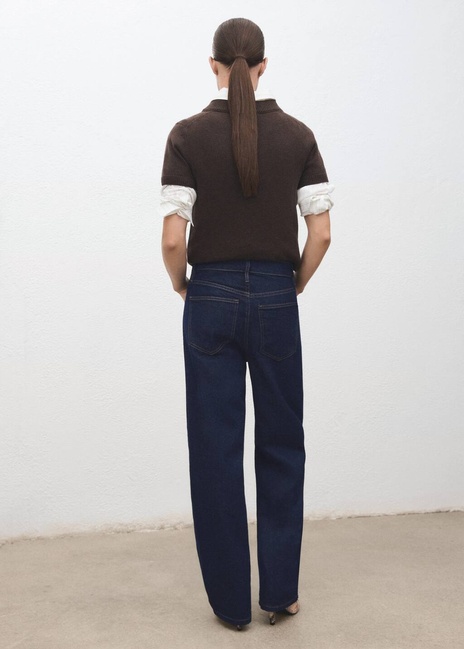 Жіночі сині джинси Mango артикул 17035832 TS 1 season Фото ракурс 2 - Жіночі сині джинси Mango артикул 17035832 TS 1 season