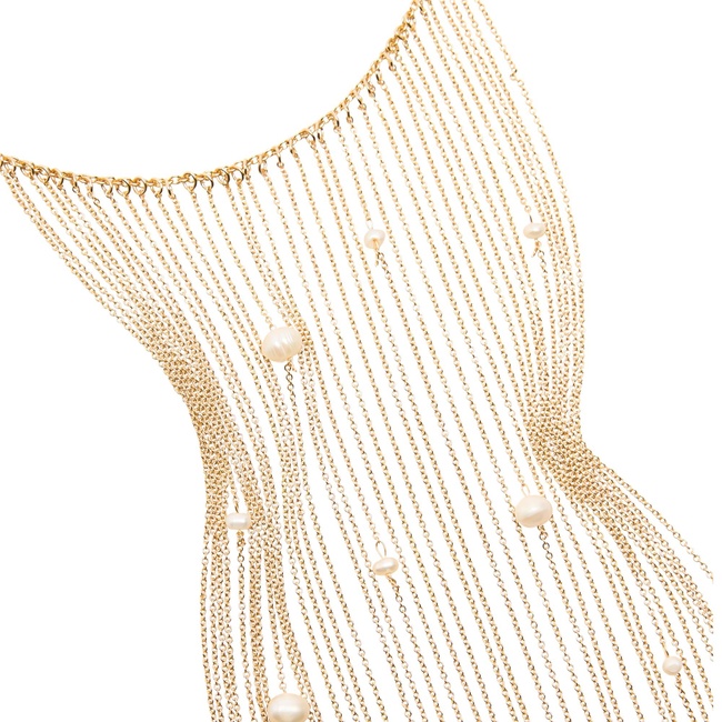 Фото ракурс 2 - Жіноче золотe намисто Parfois артикул 233925 _GD FW2025