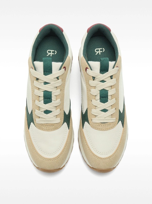 Фото ракурс 5 - Жіночі бежеві кросівки Parfois артикул 227990 _BG FW2025