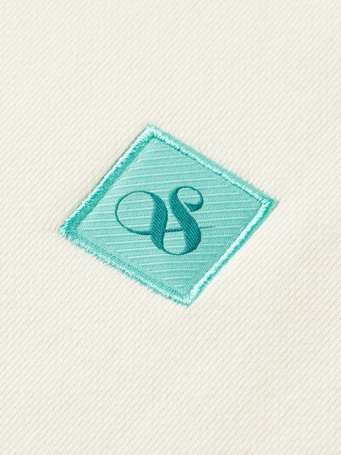 Чоловічий білий світшот SCOTCH & SODA артикул 181276 100 FW2025 Фото ракурс 7 - Чоловічий білий світшот SCOTCH & SODA артикул 181276 100 FW2025