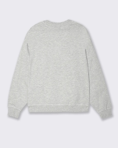 Фото ракурс 2 - Жіночий сірий світшот Piazza Italia артикул 62687 LIGHT GREY MELANGE FW2025