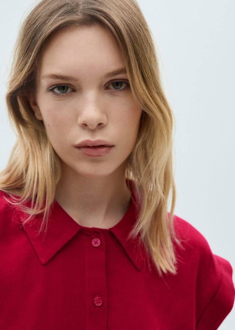 Фото ракурс 5 - Жіноча червона блузка Mango артикул 87060590 88 8 season