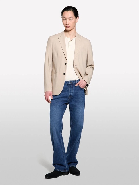 Мужские синие джинсы Sisley артикул 4W3TSE02L 902 25P Фото ракурс 3 - Мужские синие джинсы Sisley артикул 4W3TSE02L 902 25P