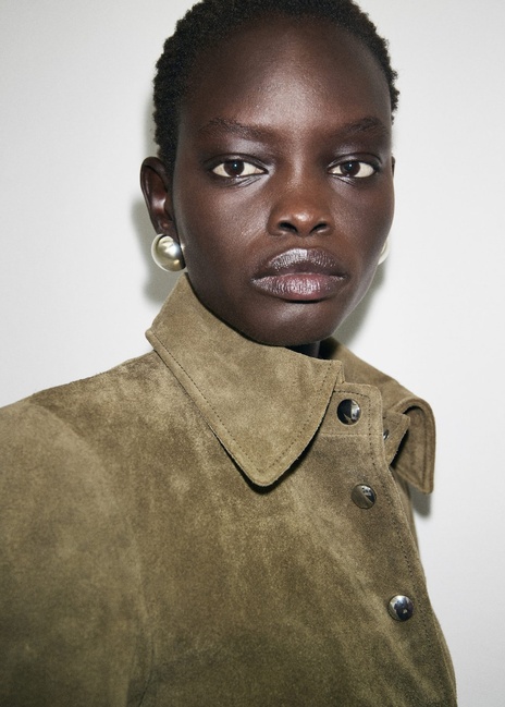 Фото ракурс 4 - Жіночий хакі жакет Mango артикул 17045788 37 1 season