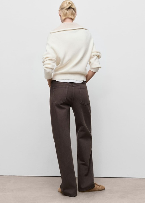 Женские коричневые джинсы Mango артикул 17044782 32 1 season Фото ракурс 2 - Женские коричневые джинсы Mango артикул 17044782 32 1 season