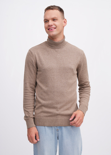 Фото ракурс 1 - Чоловічий бежевий светр EQUILIBRI артикул M342 003 000 Beige FW2025