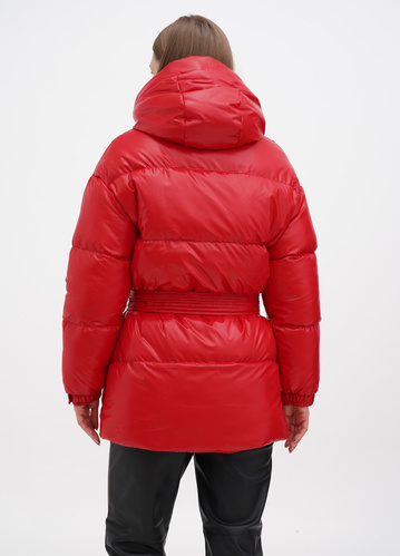 Фото ракурс 2 - Жіноча червона куртка EQUILIBRI артикул NV Jacket Lak Red FW2024