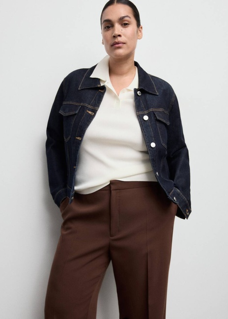 Жіночі коричневі брюки Mango артикул 17096743 32 1 season Фото ракурс 6 - Жіночі коричневі брюки Mango артикул 17096743 32 1 season