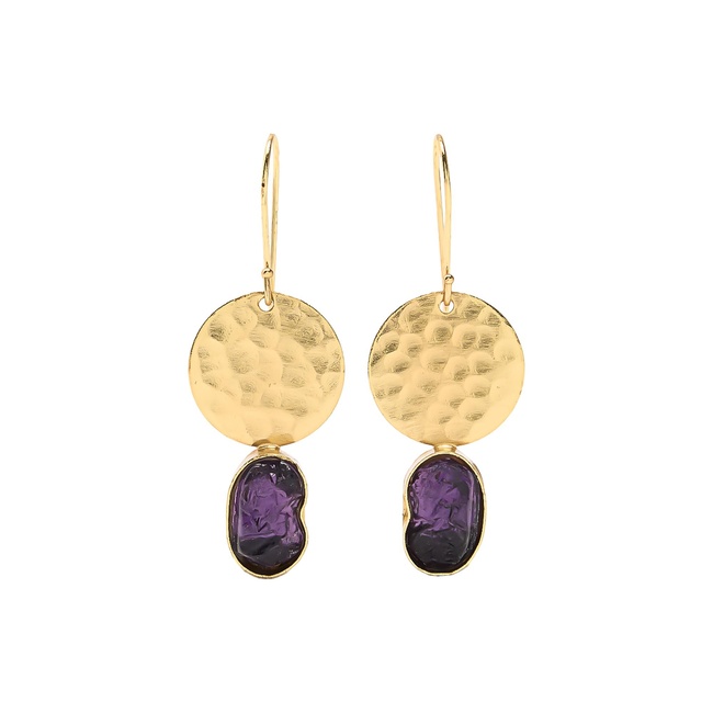 Женские золотые серьги Parfois артикул 239759 _GD FW2025 Фото ракурс 1 - Женские золотые серьги Parfois артикул 239759 _GD FW2025