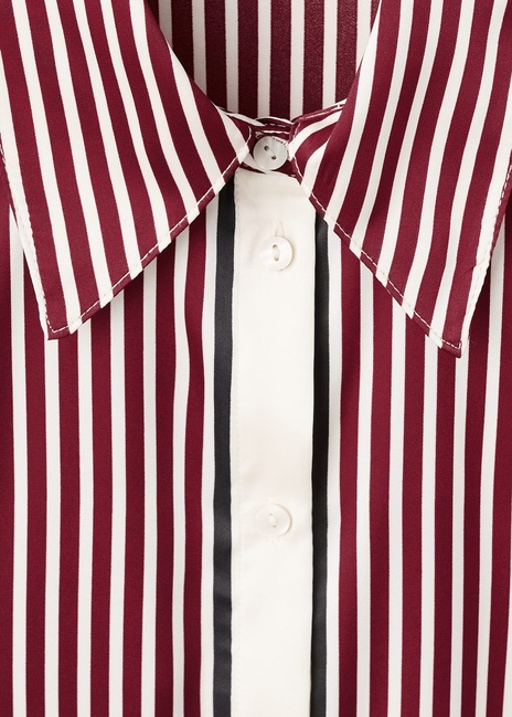 Фото ракурс 5 - Жіноча бордова сорочка Mango артикул 17087805 76 1 season