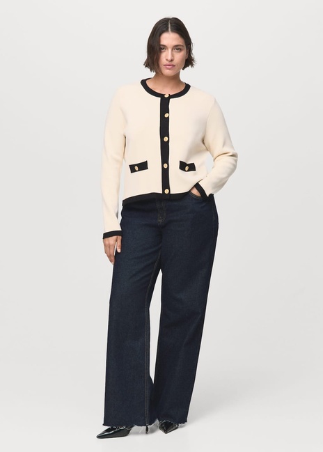 Фото ракурс 5 - Жіночий молочний жакет Mango артикул 17085821 05 1 season