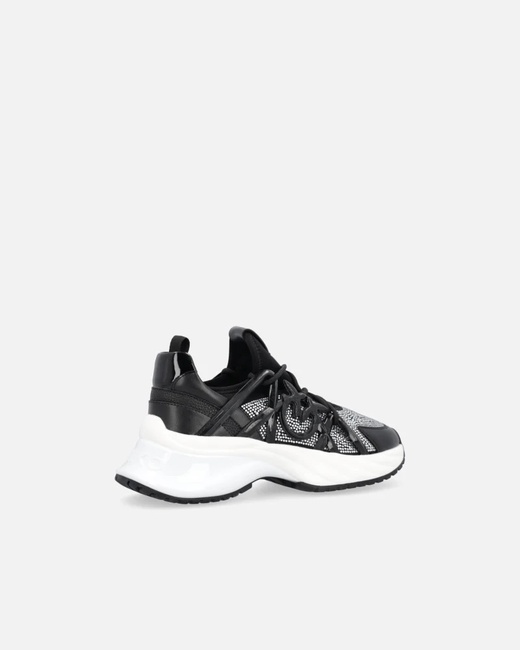 Фото ракурс 4 - Жіночі чорні кросівки Pinko артикул SS0023-T014 ZI4 FW2025