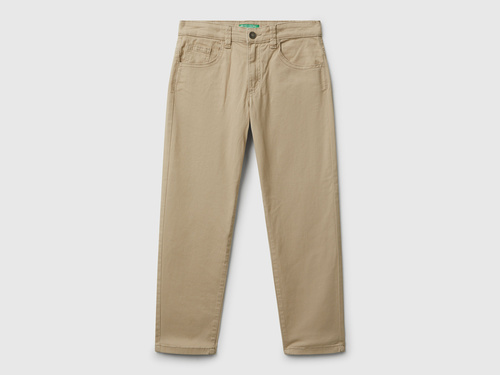 Фото ракурс 1 - Бежеві штани Benetton для хлопчиків артикул 4RHPCE04D.G 39A 25A