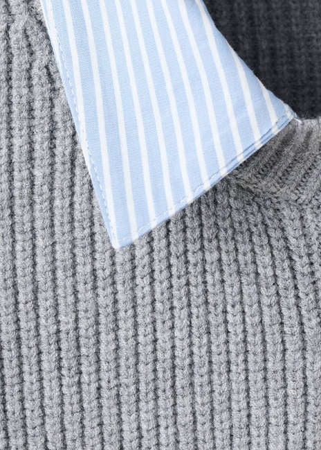 Жіночий сірий кардиган Mango артикул 17035796 92 1 season Фото ракурс 6 - Жіночий сірий кардиган Mango артикул 17035796 92 1 season