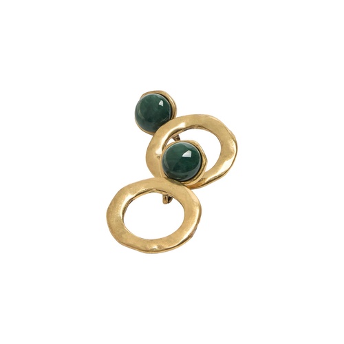 Фото ракурс 2 - Жіночі золоті сережки Parfois артикул 240981 _GD FW2025