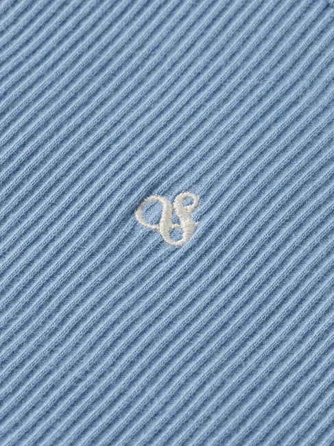 Фото ракурс 7 - Женская голубая майка SCOTCH & SODA артикул U9A00794T V441 FW2025