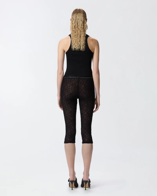 Жіночі чорні легінси Pinko артикул 105226-A2M5 Z99 SS2025 Фото ракурс 2 - Жіночі чорні легінси Pinko артикул 105226-A2M5 Z99 SS2025