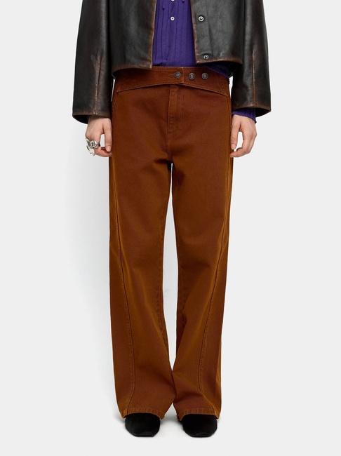 Жіночі коричневі джинси Parfois артикул 238853 _BN FW2025 Фото ракурс 1 - Жіночі коричневі джинси Parfois артикул 238853 _BN FW2025