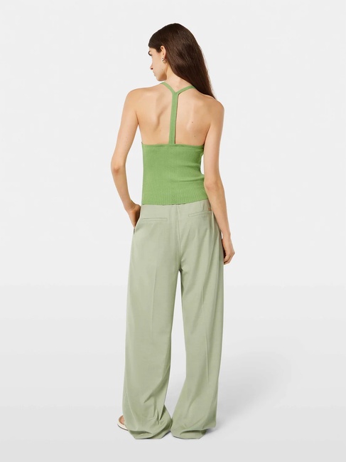 Фото ракурс 2 - Жіноча зелена майка SCOTCH & SODA артикул U9A00642T U357 SS2025