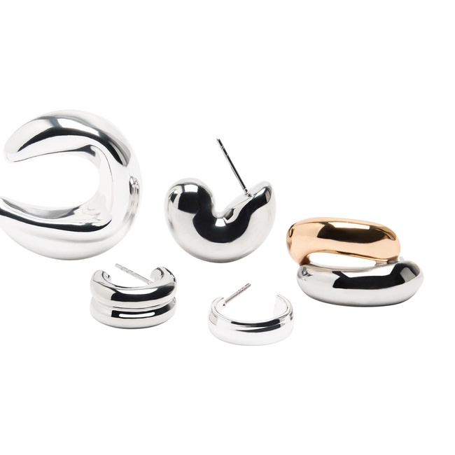 Женские разноцветные серьги Parfois артикул 237556 _MM FW2025 Фото ракурс 2 - Женские разноцветные серьги Parfois артикул 237556 _MM FW2025