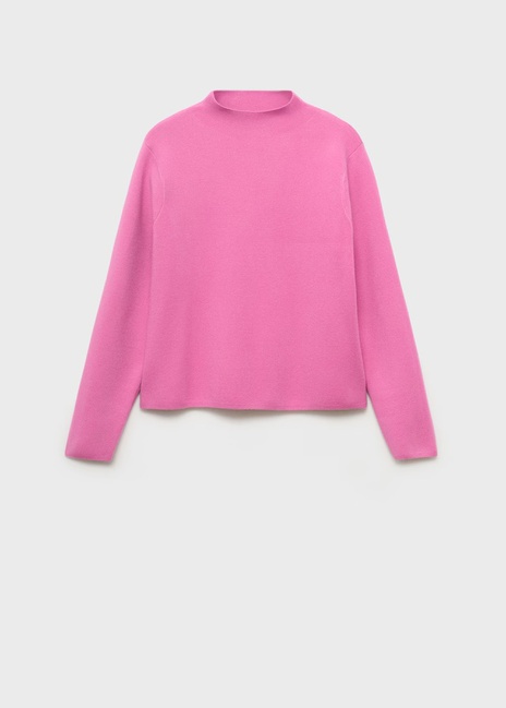 Фото ракурс 3 - Женский розовый джемпер Mango артикул 17005811 88 1 season