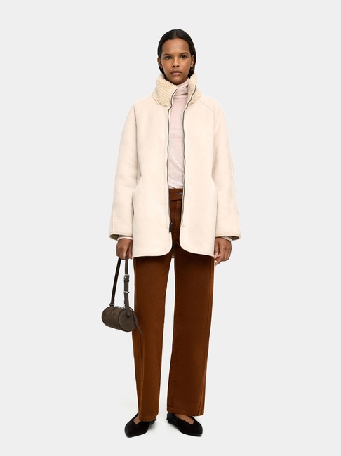 Фото ракурс 5 - Женская бежевая куртка Parfois артикул 239244 _BG FW2025