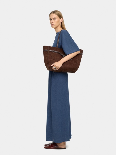 Женская синяя юбка Parfois артикул 241436 _BL FW2025 Фото ракурс 3 - Женская синяя юбка Parfois артикул 241436 _BL FW2025