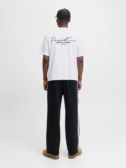 Фото ракурс 2 - Чоловіча біла футболка Jack & Jones артикул 12283351 bright white FW2025