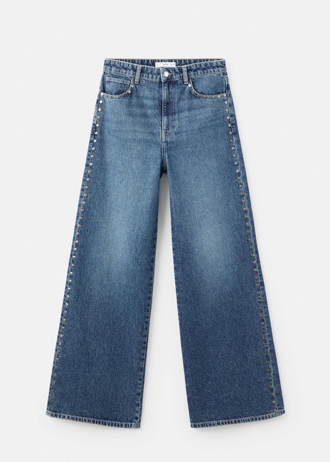 Жіночі сині джинси Mango артикул 17046004 TO 1 season Фото ракурс 3 - Жіночі сині джинси Mango артикул 17046004 TO 1 season