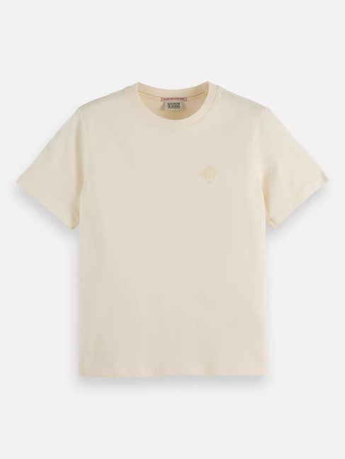 Фото ракурс 1 - Жіноча біла футболка SCOTCH & SODA артикул U9A00838T U102 FW2025