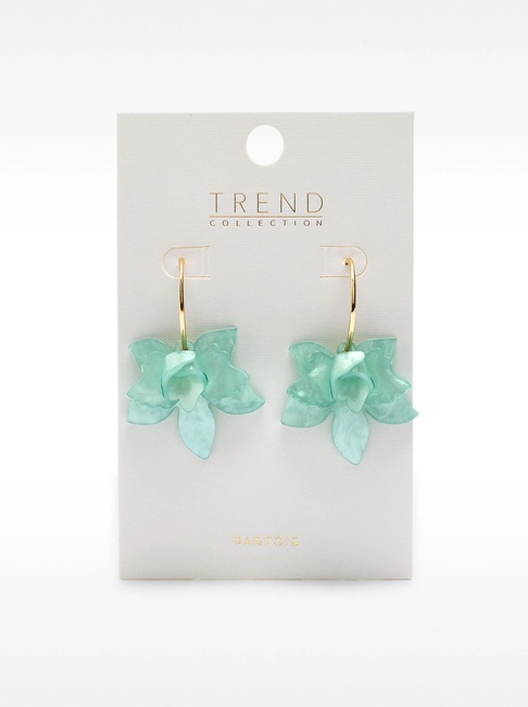 Фото ракурс 3 - Жіночі сині сережки Parfois артикул 1952691 BLU FW2025