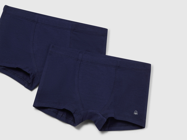 Сині труси для хлопчиків Benetton артикул 3MC10X343 910 25A Фото ракурс 3 - Сині труси для хлопчиків Benetton артикул 3MC10X343 910 25A