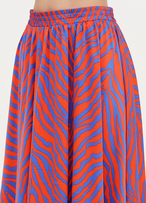 Фото ракурс 3 - Жіноча помаранчева спiдниця EQUILIBRI артикул W491 032 202 Orange SS2025