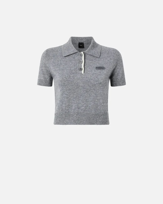 Фото ракурс 4 - Жіночий сірий джемпер Pinko артикул 105450-A2Q9 II2 FW2025